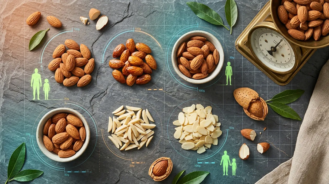 Amandes calories : composition nutritionnelle complète